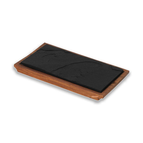 Wood Platter w/Stone Slates SZ239